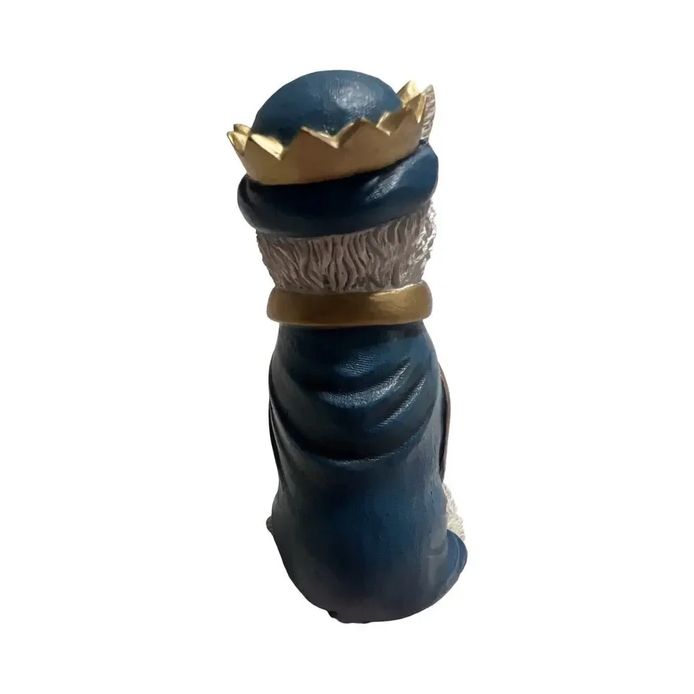 Hawthorne Village Purr-fect Christmas Pageant Cat Figurine King Yarn